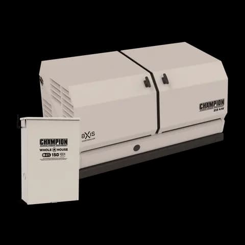 22 kW Whole House Home Standby Generator and 150A Switch with aXis Technology