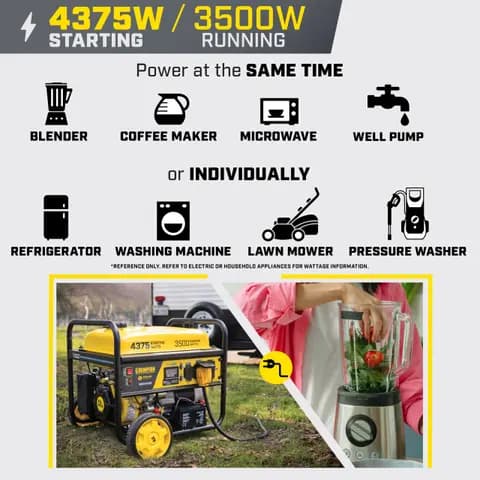 3500W Wireless Start Generator