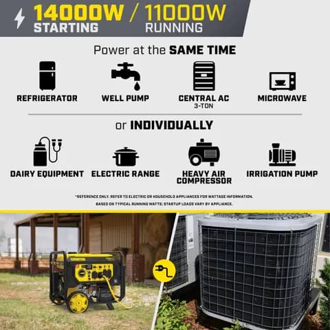 11,000W Wireless Start Generator