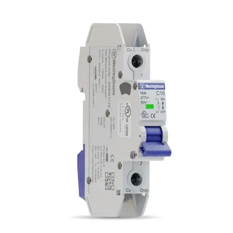 16A 1 Pole Miniature Circuit Breaker C Curve