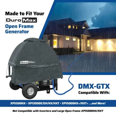 DMX-GTX Portable Generator Running Cover