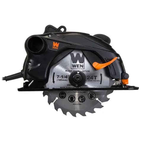WEN 36725 12A 7-1/4-Inch Sidewinder Circular Saw with 2-1/2-Inch Cutting Depth