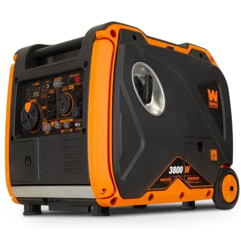 WEN 56380i Super Quiet 3800-Watt RV-Ready Portable Inverter Generator with Fuel Shut-Off and