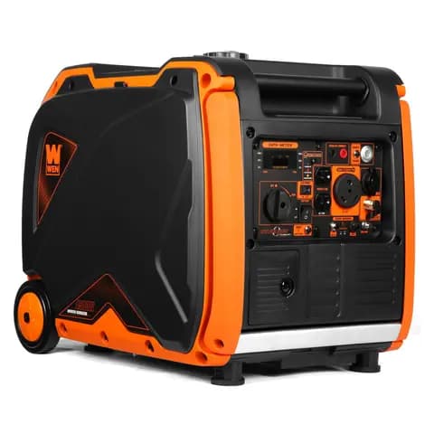 WEN DF452iX Super Quiet 4500-Watt Remote Electric Start Dual Fuel RV-Ready Portable Inverter