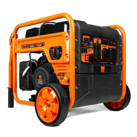 WEN DG4500iX 4500-Watt RV and Transfer-Switch-Ready Dual Fuel Open Frame Inverter Generator with