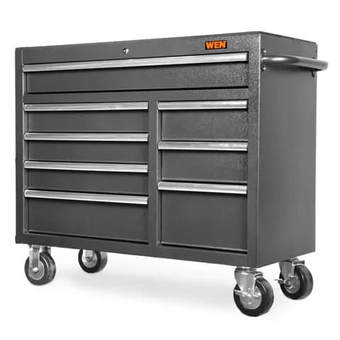 WEN GG422B 42-Inch Premium Rolling Tool Cabinet with Heavy Duty 21-Gauge Powder-Coated Steel