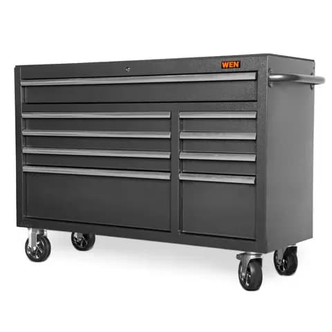WEN GG532B 52-Inch Premium Rolling Tool Cabinet with Heavy Duty 21-Gauge Powder-Coated Steel
