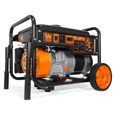 WEN GN6000 6000-Watt RV-Ready Portable Generator with Wheel Kit
