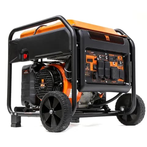 WEN GN625iX 6250-Watt RV and Transfer-Switch-Ready 120V/240V Open Frame Inverter Generator with CO