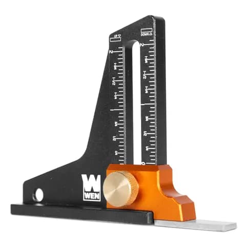 WEN ME522G 2-Inch Dual-Scale Tool Setup and Height Gauge for Band Saws, Table Saws, Router Tables