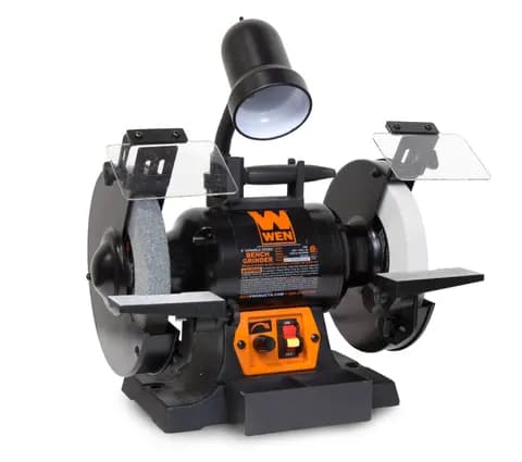WEN R4280 5-Amp 8-Inch Variable Speed Bench Grinder with Work Light (Manufacturer Refurbished)