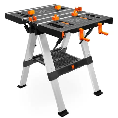 WEN WB3225 2-in-1 Folding Work Table and Sawhorse