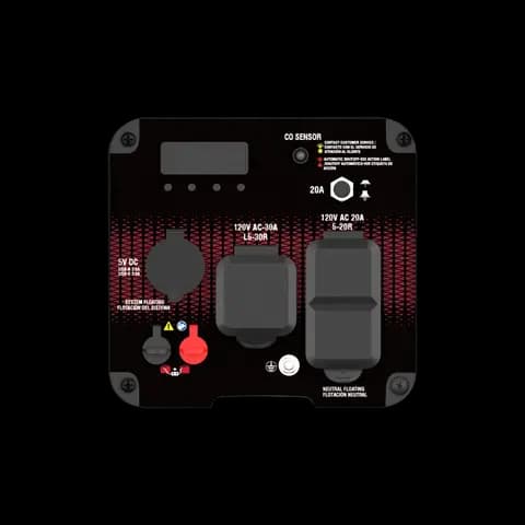 2600W Dual Fuel Inverter Generator with CO Alert for RV, Camping & Home Backup - GXS2601iD