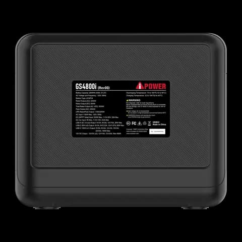 2048Wh 2400W Portable Power Station LiFePO4 Solar Generator GS4800i