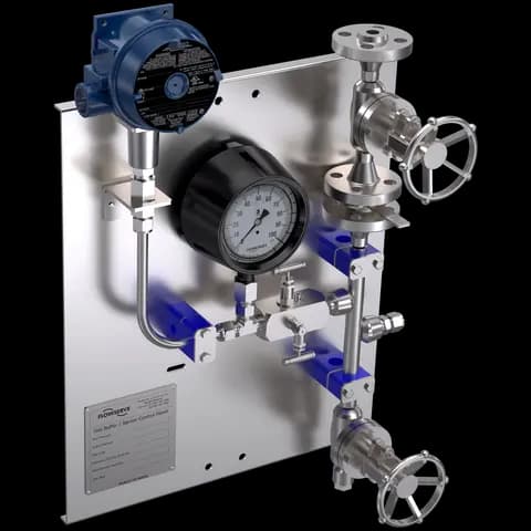 Flowserve A76, API plan 76 Pump Gas Panel