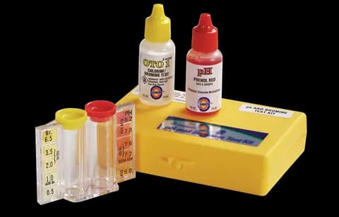 DPD, Bromine, pH & Chlorine Test Kits - "All-in-One" 4 Way Test Kit, CI, pH, Acid Demand, Total