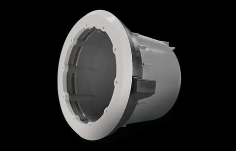 Pool Light Plastic Niches - Small PVC niche, concrete