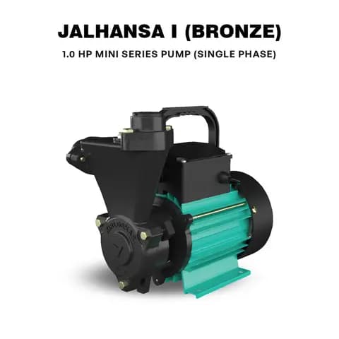 Self-priming Pump, MINI JALHANSA-I (Bronze), 1 HP, Single Phase, 220 Volts, Size 25mm X 25mm