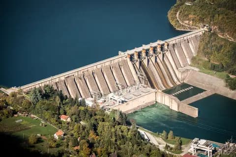 Water intake components, power plants